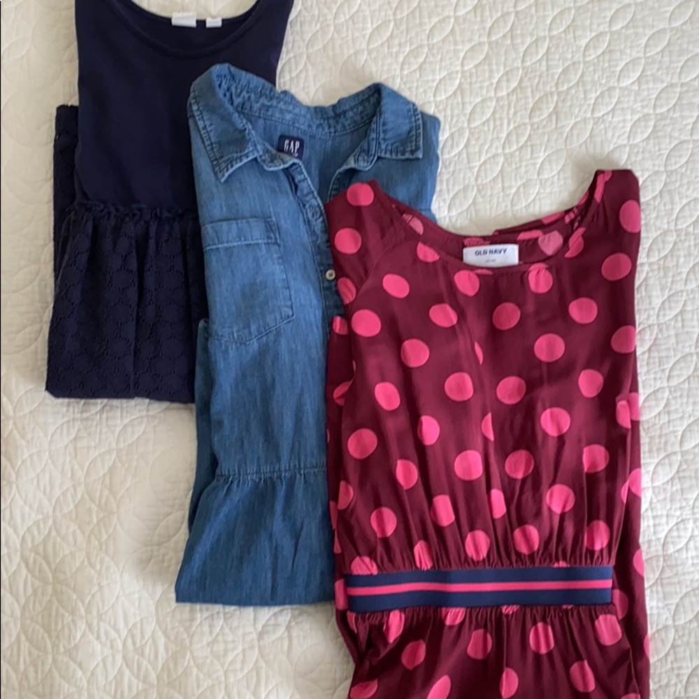 Lot of 3 XXL dresses from GAP & Old Navy in EUC